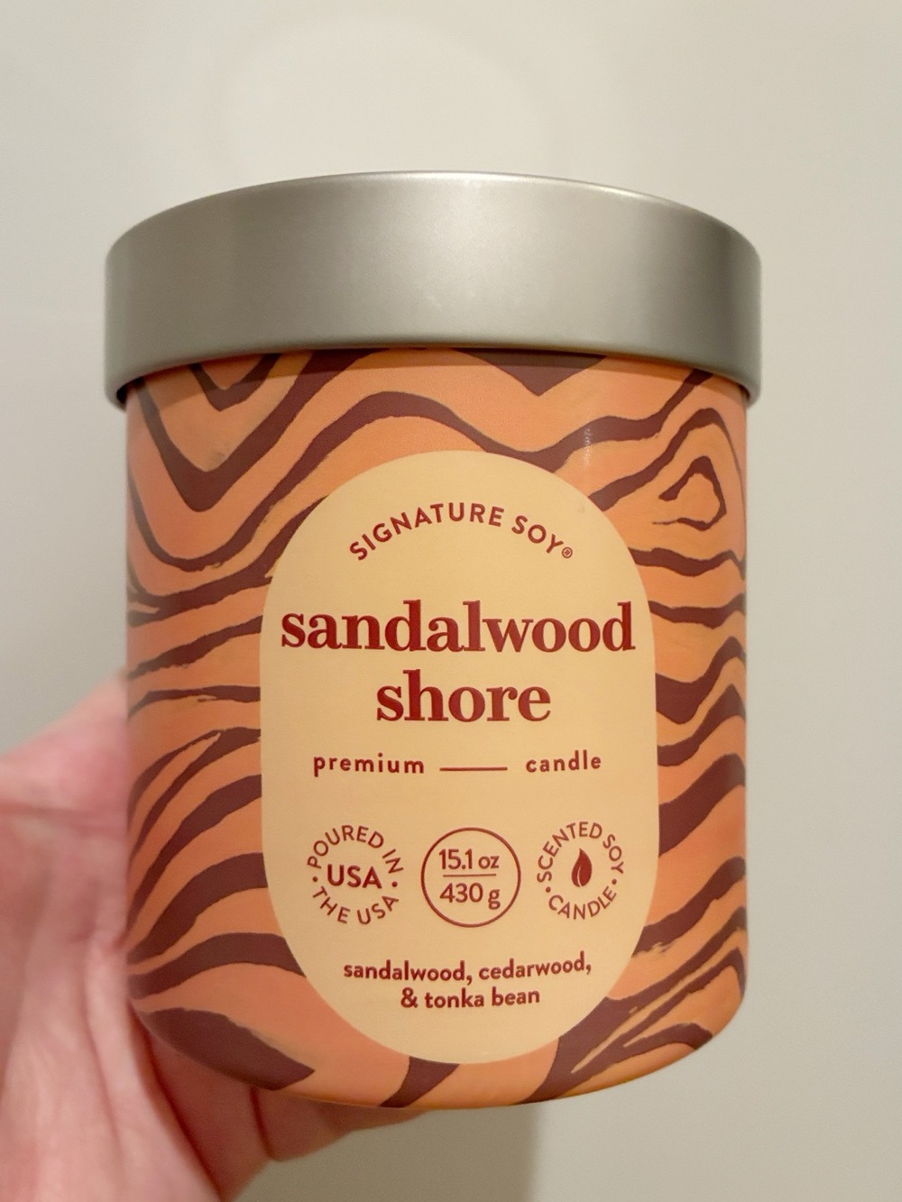Illume Sandalwood Shore Scented Candle